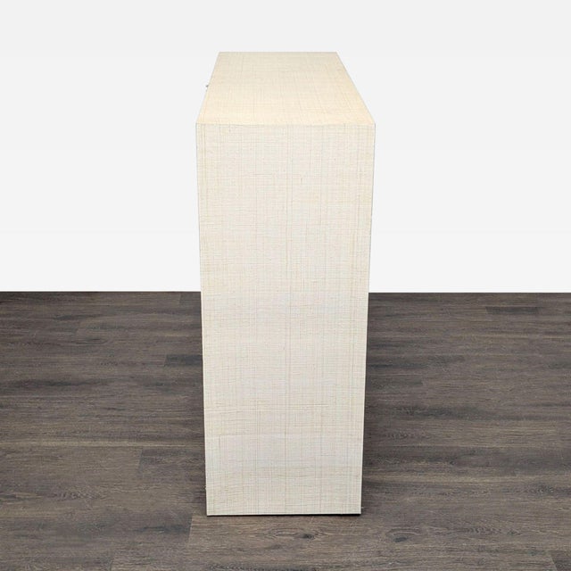 2010s Restoration Hardware Burke 11-Drawer Modern Raffia Dresser For Sale - Image 5 of 11