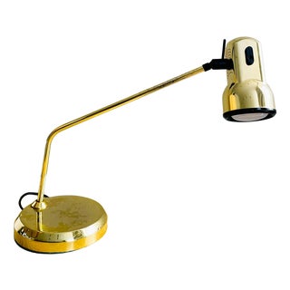 Portuguese Postmodern Articulated Adjustable Chromed Metal Desk Task Lamp, 1980s For Sale