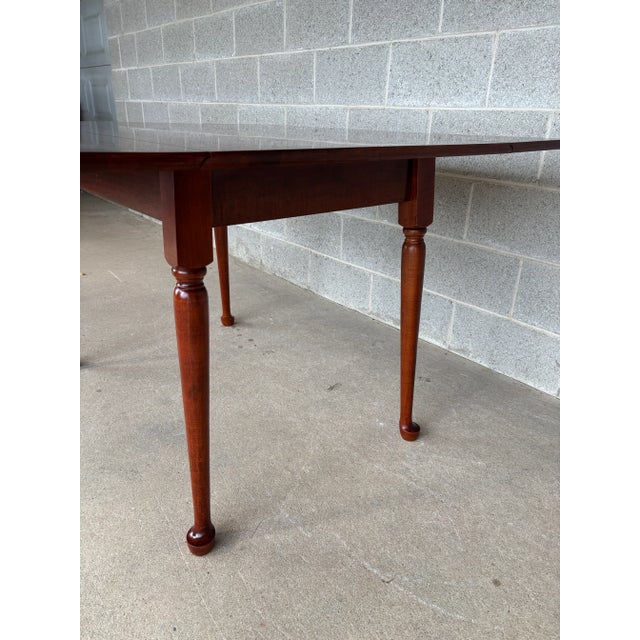 Hitchcock Hitchcock Riverton Finish Drop Leaf 48" Dining Table For Sale - Image 4 of 17