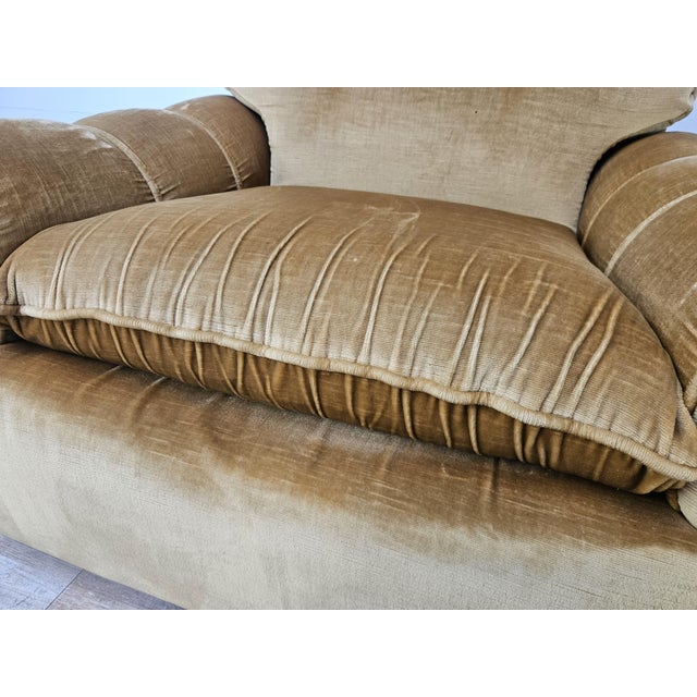 Vintage Italian Fabric Armchairs, 1970, Set of 2 For Sale - Image 15 of 18