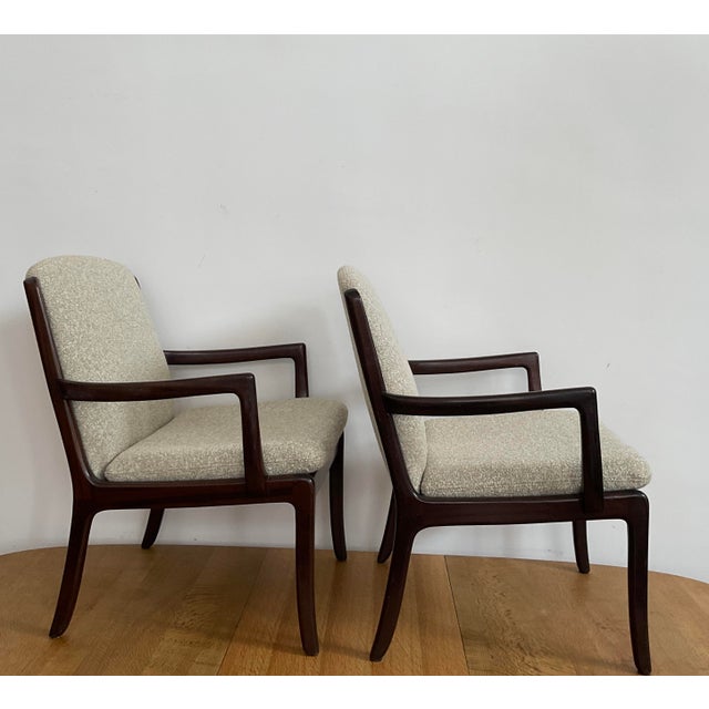 1960s 1960s Pair of Ole Wanscher Mahogany 'Senator' Lounge Chairs for Cado For Sale - Image 5 of 13
