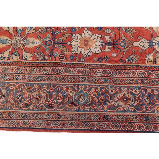 1930s Persian Sultanabad Rug For Sale - Image 5 of 9