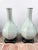 Vintage Asian Celadon Vases With Blue Flowers - a Pair For Sale - Image 12 of 13