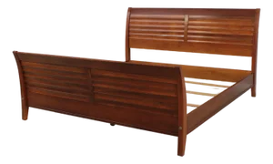Ethan Allen Avenue King Size Cherry Modern Sleigh Bed