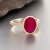 Traditional Natural Ruby Diamond Ring 6.75 14k Y Gold 4.38 TCW Certified For Sale - Image 3 of 18