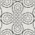 Sample - Schumacher Trellis Knot Fabric in Ivory & Onyx For Sale