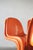 Herman Miller Orange Panton Chairs by Verner Panton, Set of 4 For Sale - Image 4 of 8