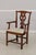 Age: Approx. 40 Years Old Details: Fine Carved Details High Quality Construction 18 C. Design Chippendale Style Stretcher...
