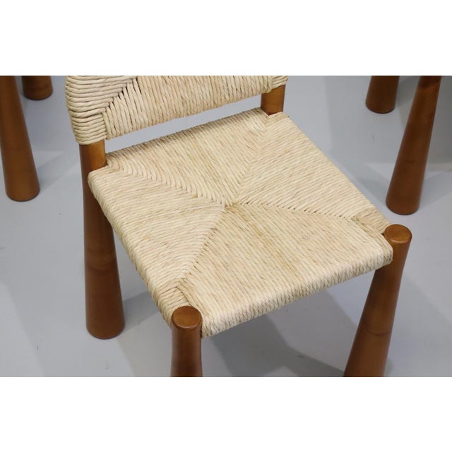 Brown Toscanolla Chairs by Alessandro Becchi for Giovannetti, 1970, Set of 6 For Sale - Image 8 of 17