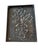Rustic European Distressed Teal & Ivory Fleur-De-Lis Metal Wall Art – 14” X 19” For Sale - Image 3 of 10