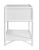 Olympia One-Drawer Nightstand in White For Sale In West Palm - Image 6 of 7