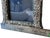 1980s Rococo Revival Silverplated Picture Frame With Floral Scrollwork and Crest Cartouche 10.75" × 8.5" for 5" × 7" Image For Sale - Image 11 of 13