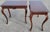 Mid 20th Century Pair of French Country American Made Mahogany Carved Side End Tables For Sale In Philadelphia - Image 6 of 12