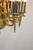 Bronze Antique French Bronze Chandelier Ceiling Light Fixture With Torchiere Arms, Rewired For Sale - Image 8 of 11