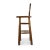 Asian Vintage Root Barstool For Sale - Image 3 of 6