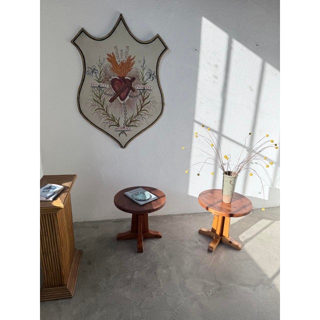 1960s Large Sacred Heart Church Coat of Arms, 1960s For Sale - Image 5 of 18