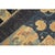 1920s Navy Blue Floral Shou Deco Antique Chinese Peking Knotted Rug 8'2" X 9'10" For Sale - Image 9 of 9