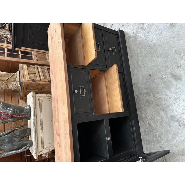 Handcrafted Sideboard in Wood For Sale - Image 9 of 15