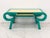 Green Hand Painted Faux Malachite Console / Desk, Alessandro, Baker, 1980's For Sale - Image 8 of 11