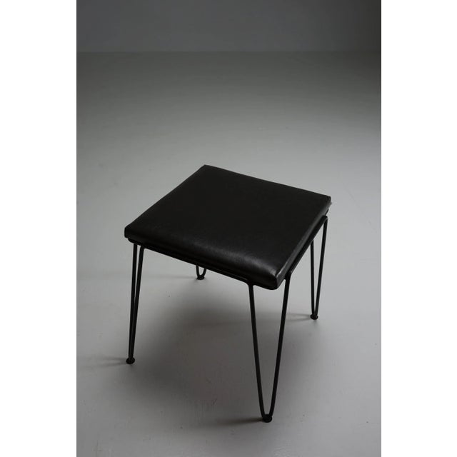 Minimalist Spurs Stool, 1950s For Sale - Image 4 of 9