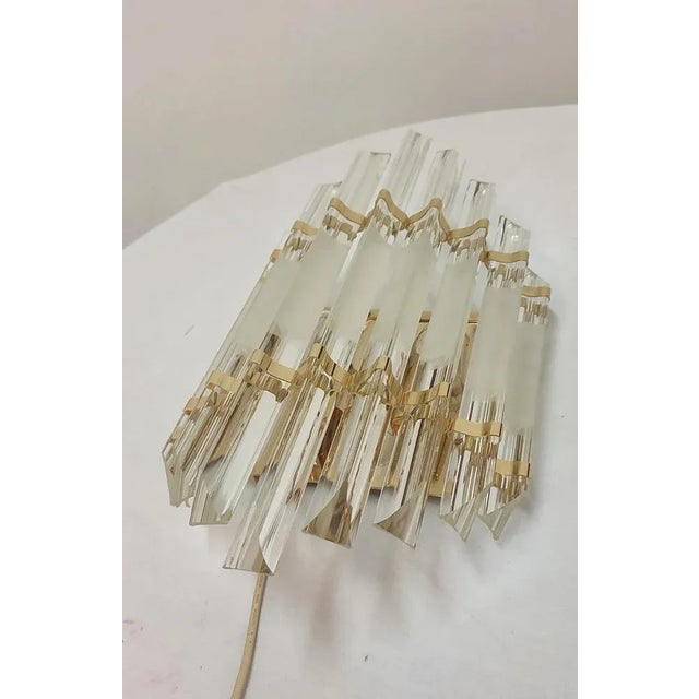 Boho Chic Murano Glass Sconce from Venini, Italy, 1970s For Sale - Image 3 of 15