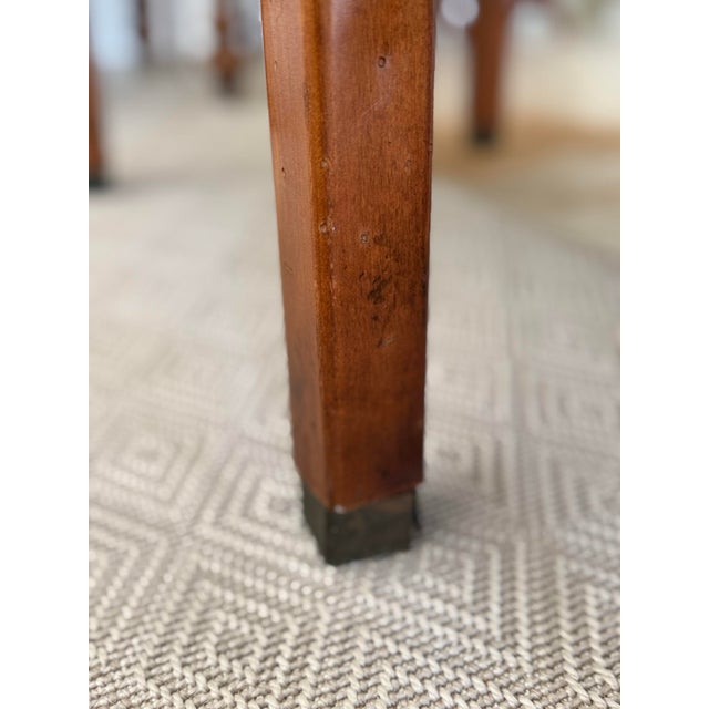 Mid 20th Century Pair of James Mont Style Ming Chairs- Asian Inspired Wooden Chairs For Sale - Image 12 of 12