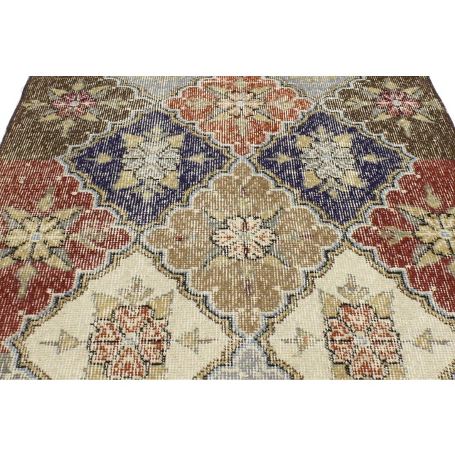 Mid 20th Century Zeki Muren Vintage Turkish Sivas Rug - 02'09 X 05'07 For Sale - Image 5 of 7