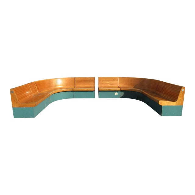 Vintage Brunswick Horseshoe Bench Chairish