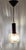 Metal Vintage Pendant Lamp with Tinted Glass Shade on an Oak Mount, 1980s For Sale - Image 7 of 7