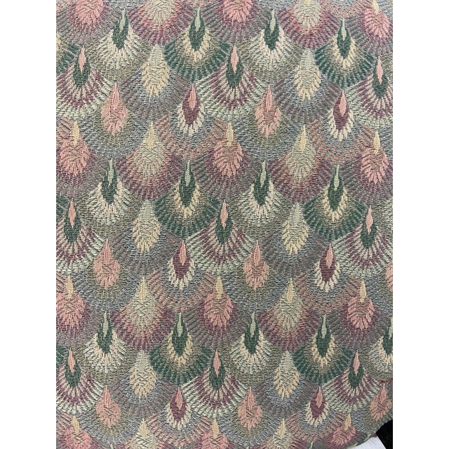 Early 20th Century Round Upholstered Slipper Chair For Sale - Image 9 of 10