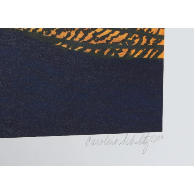 Peacock Schultz, Caroline Year: 1980 Lithograph, signed and numbered in pencil Edition: AP 50 Size: 23 in. x 29 in. (58.42...