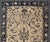 Vintage Turkish Oushak Rug With Vining Florals in Cream and Sapphire Blue For Sale - Image 11 of 15