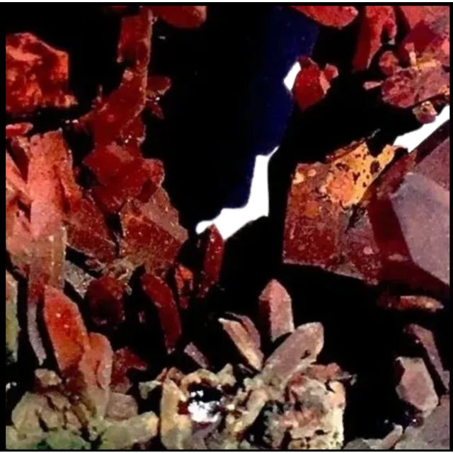 Red Limonite Moroccan Quartz, pseudomorphed With Malachite And Azurite NATURALLY FORMED "DOUGHNUT" Specimen. For Home...