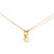 An 18k gold pendant necklace by Tiffany & Co. The pendant features a twisted infinity design, suspended on a delicate...