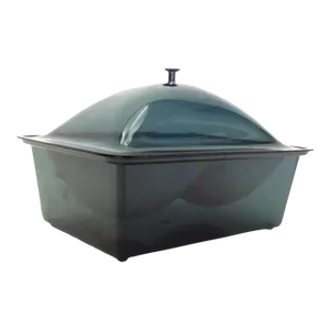 Mid Century Modern Space Age Ice Bucket Food Server Platter,1970s