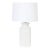 White Faux Bamboo Lamp For Sale