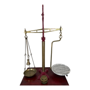 Victorian Brass Balance Scale Brass W&t Avery Birmingham