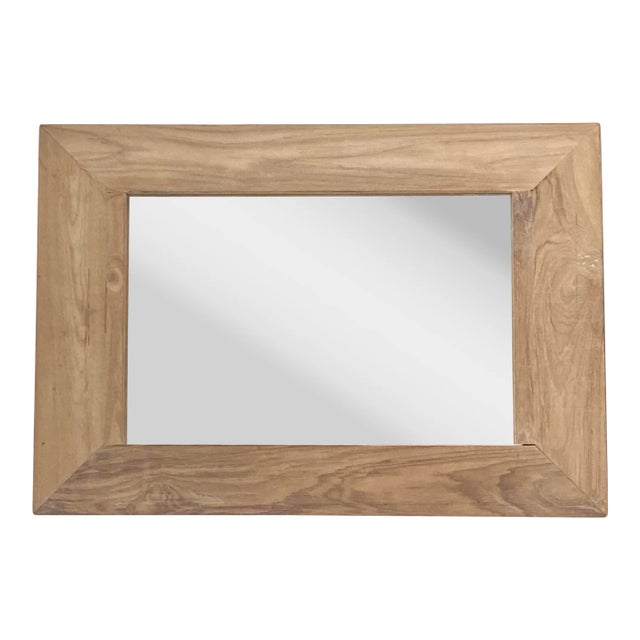 Rustic Teak Mirror For Sale