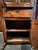 Brown Antique French Country Knotty Pine Bonnetière Armoire With Diamond Carvings, Late 18th Century For Sale - Image 8 of 11