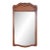 Vintage French Provincial Carved Fruitwood Mirror by John Stuart for John Widdicomb For Sale