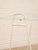 Vintage White Metal & Glass Tray Table For Sale In Los Angeles - Image 6 of 10