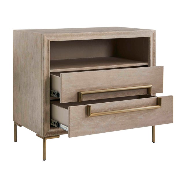 Alessia Modern Light Oak Side Table For Sale - Image 10 of 12