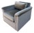 1 of 2 Art Deco J. Robert Scott Mohair Swivel Club Chair For Sale