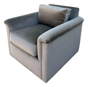 Art Deco J. Robert Scott Mohair Club Chair - 1 of 2