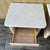 A Pair of Postmodern Custom-Made, Bull-Nose Marble Top Nightstands. Circa 1990s For Sale - Image 14 of 18