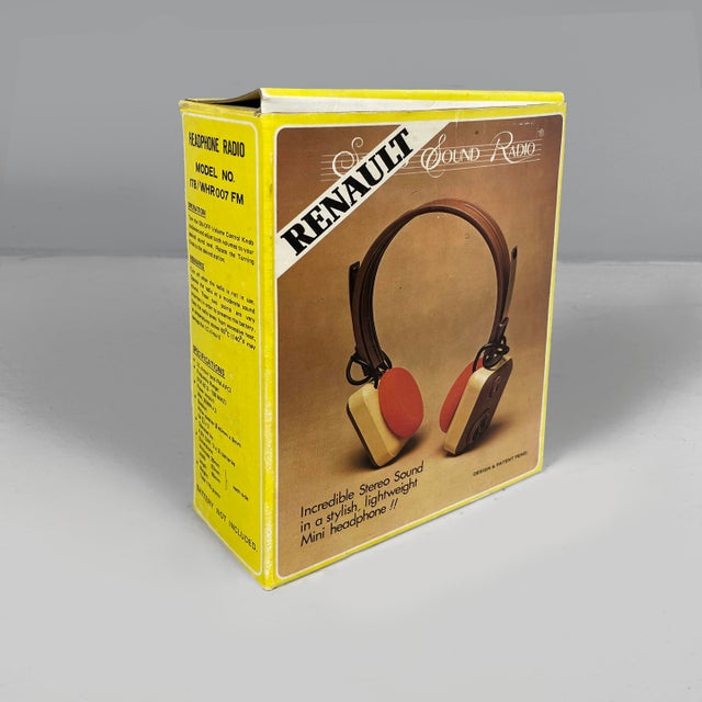 Modern Headphone Radio from Renault Sound Radio, France, 1970s For Sale - Image 9 of 12
