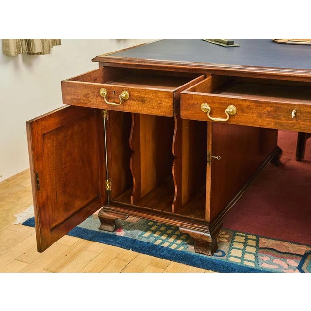 Very practical desk, which is double-sided. Top with drawers + right part with drawers, left part for files. The table is...