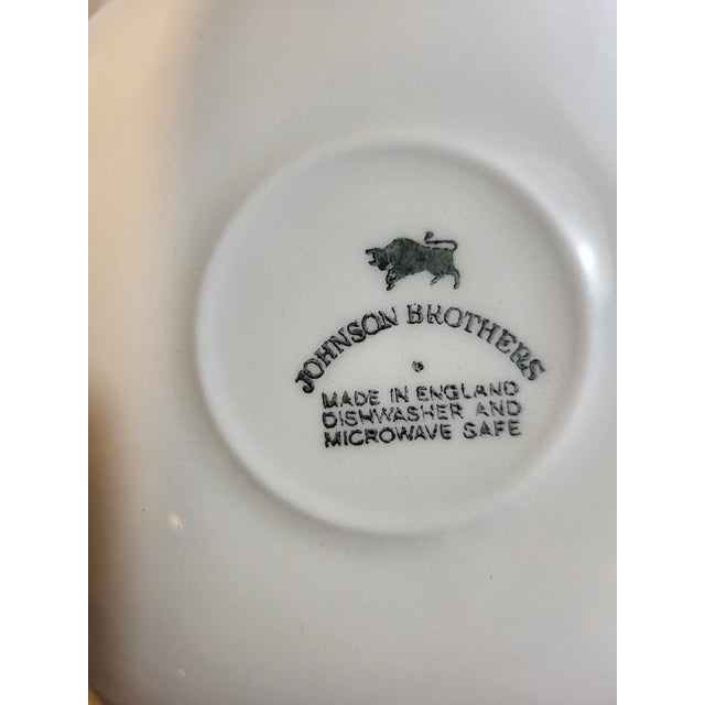 Ceramic Vintage Johnson Brothers Bread Plates Athena - Set of 6 For Sale - Image 7 of 9