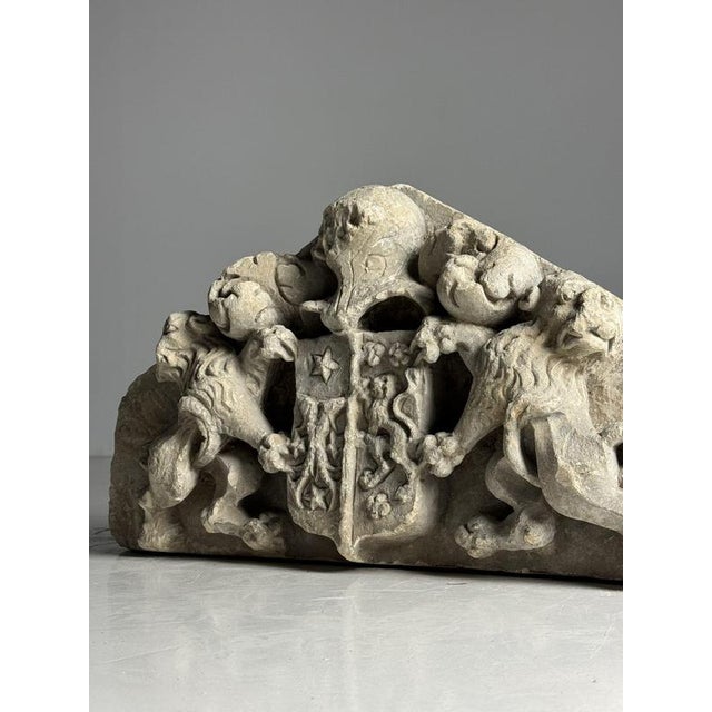 Limestone Coat of Arms For Sale - Image 16 of 16