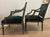 Vintage French Louis XVI Style Square Back Fauteuils - A Pair For Sale - Image 13 of 16